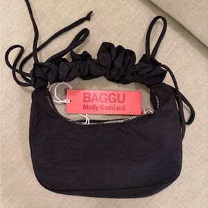 MOLLY GODDARD Elegant Black Shoulder Bag